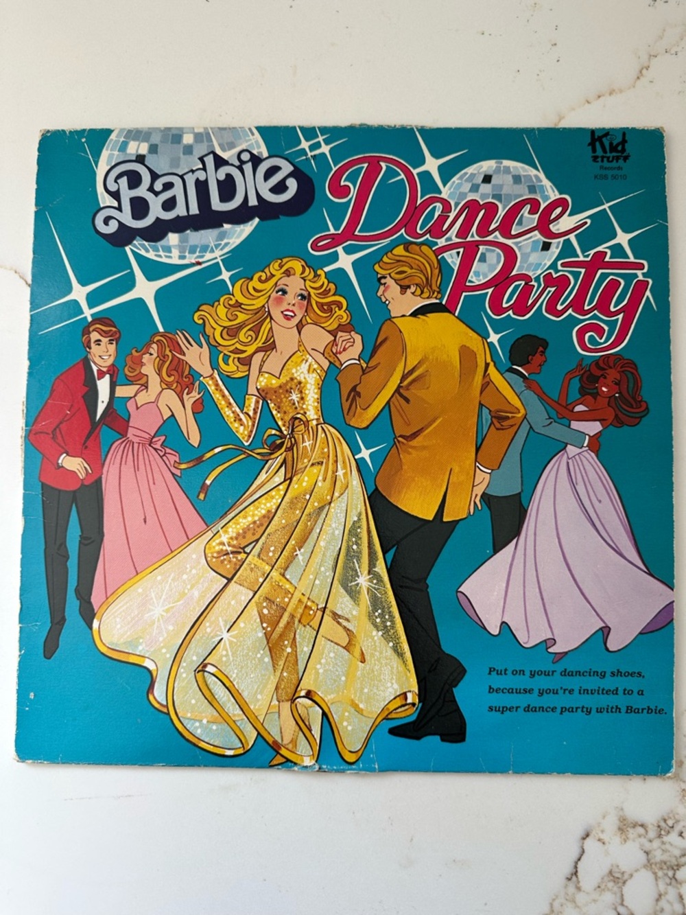 BARBIE 1981 dance party KID STUFF 12" LP 33 vinyl record John Braden